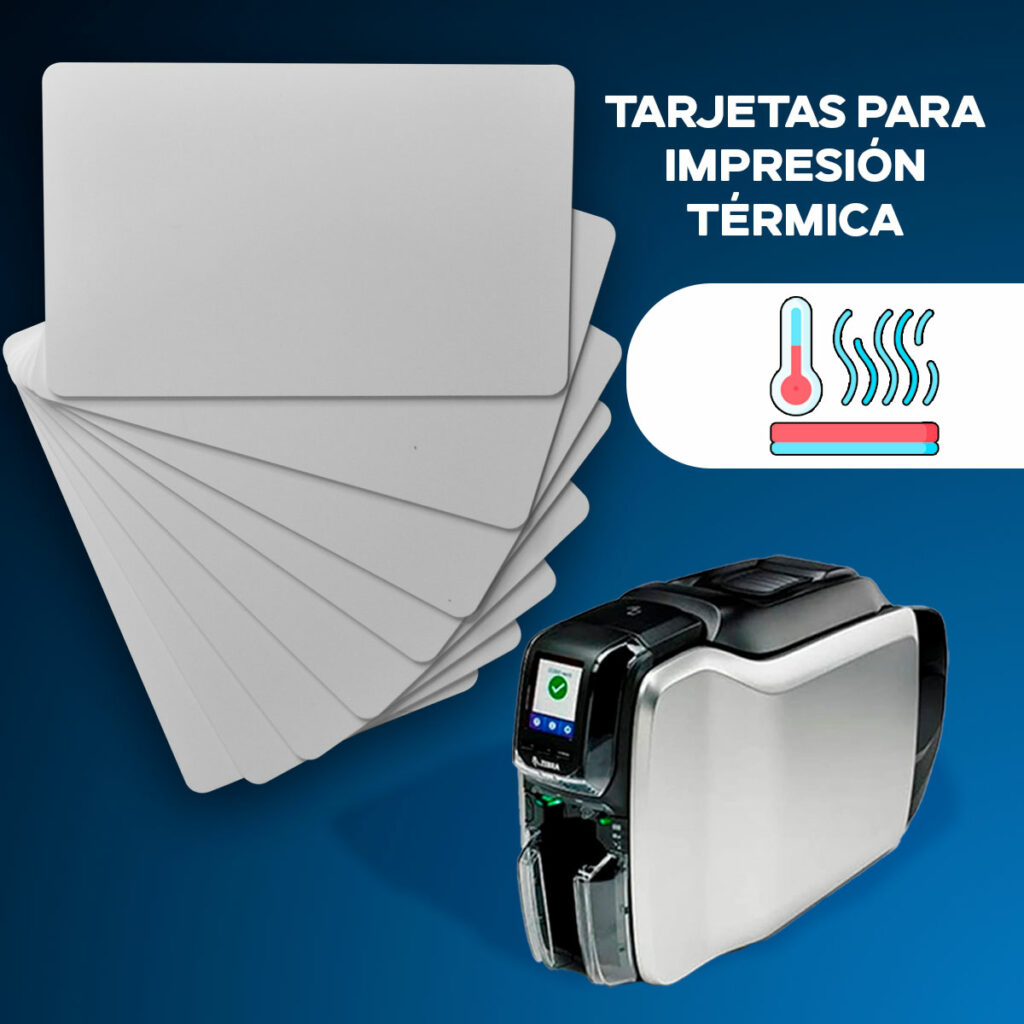 Tarjetas Blancas PVC para Impresión Térmica