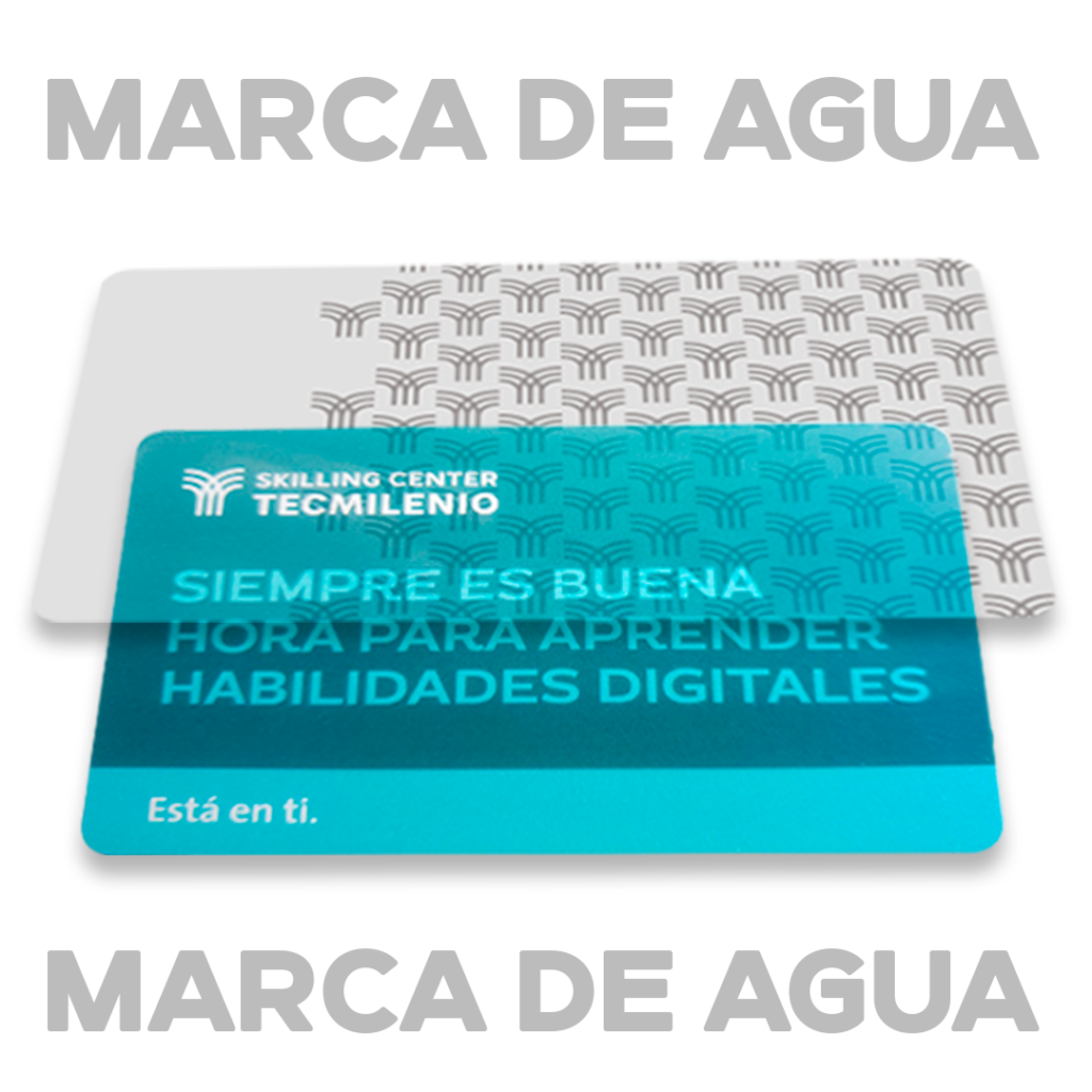 Marca de Agua - Imprime tus tarjetas y protégelas con tu marca